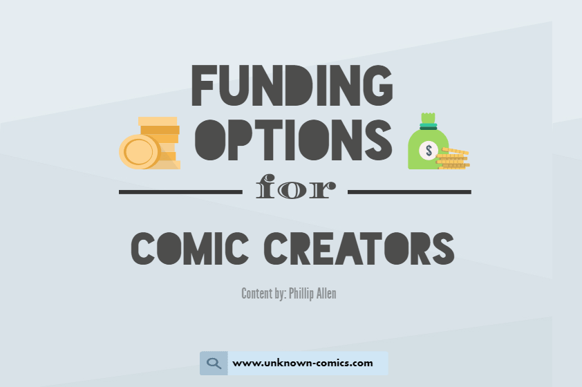 Funding Options for Comic Creators Poster