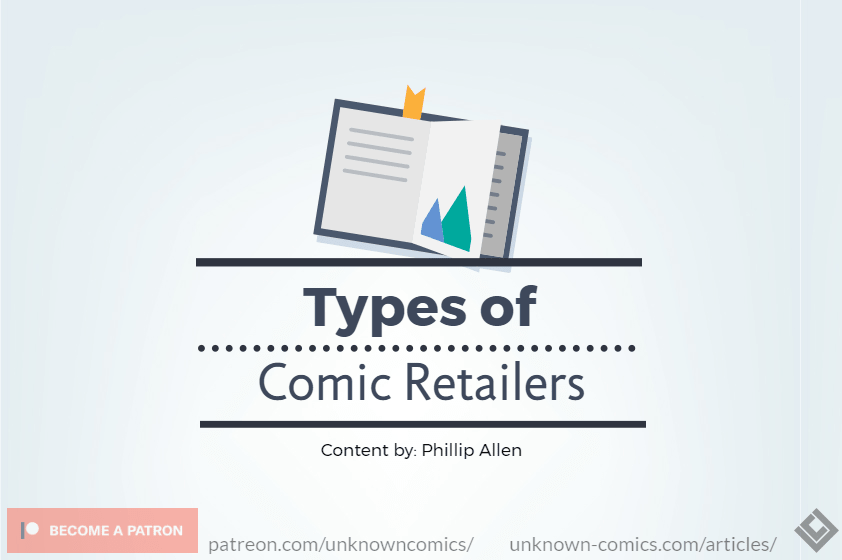 Types of Comic Retailers Article Poster