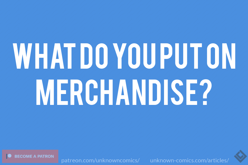 What Do You Put On Merchandise? - Article Poster