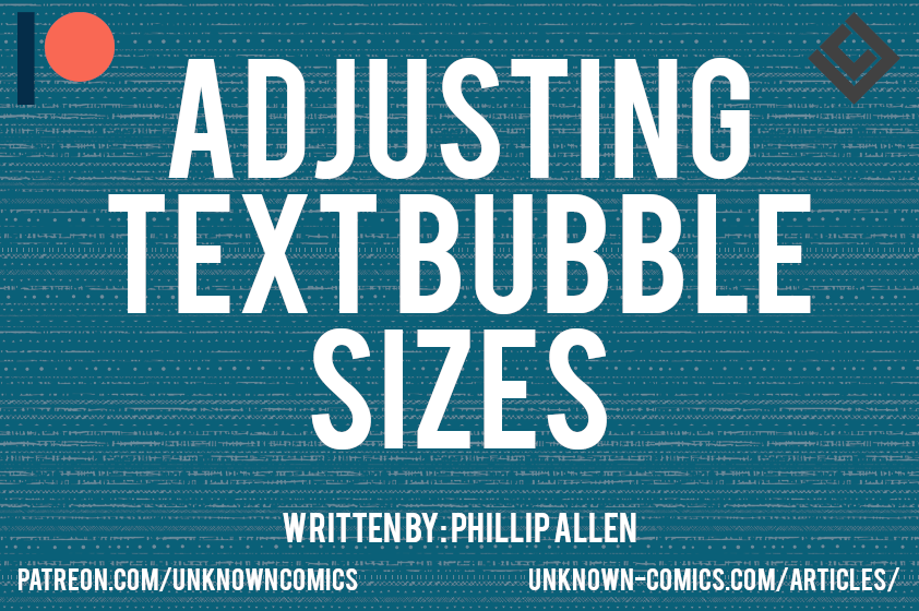 Adjusting Text Bubble Sizes - Article Poster